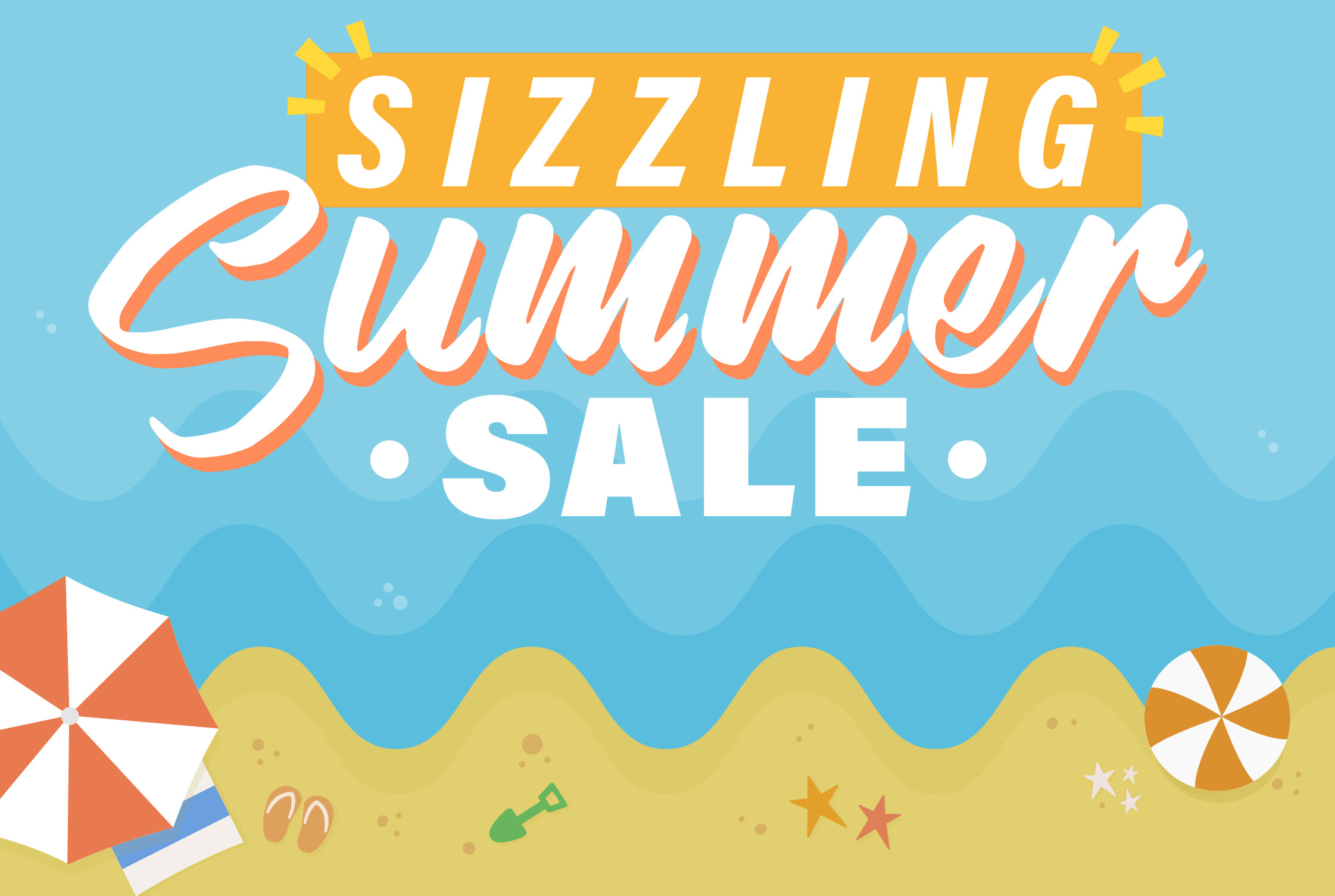 Take advantage of our sizzling summer sale! Packer